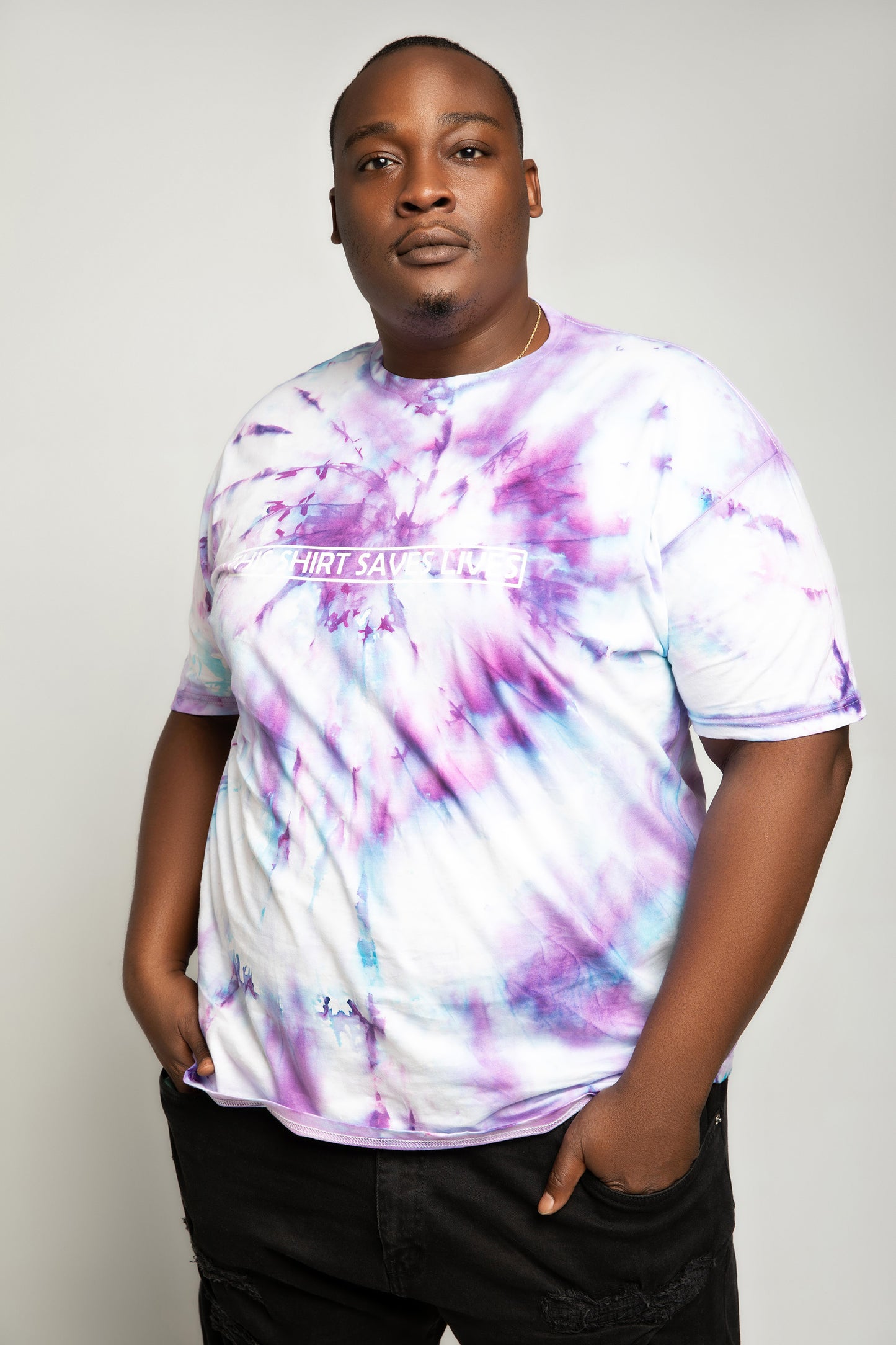 Custom Tie-Dye Suicide Awareness Tee - This Shirt Saves Lives