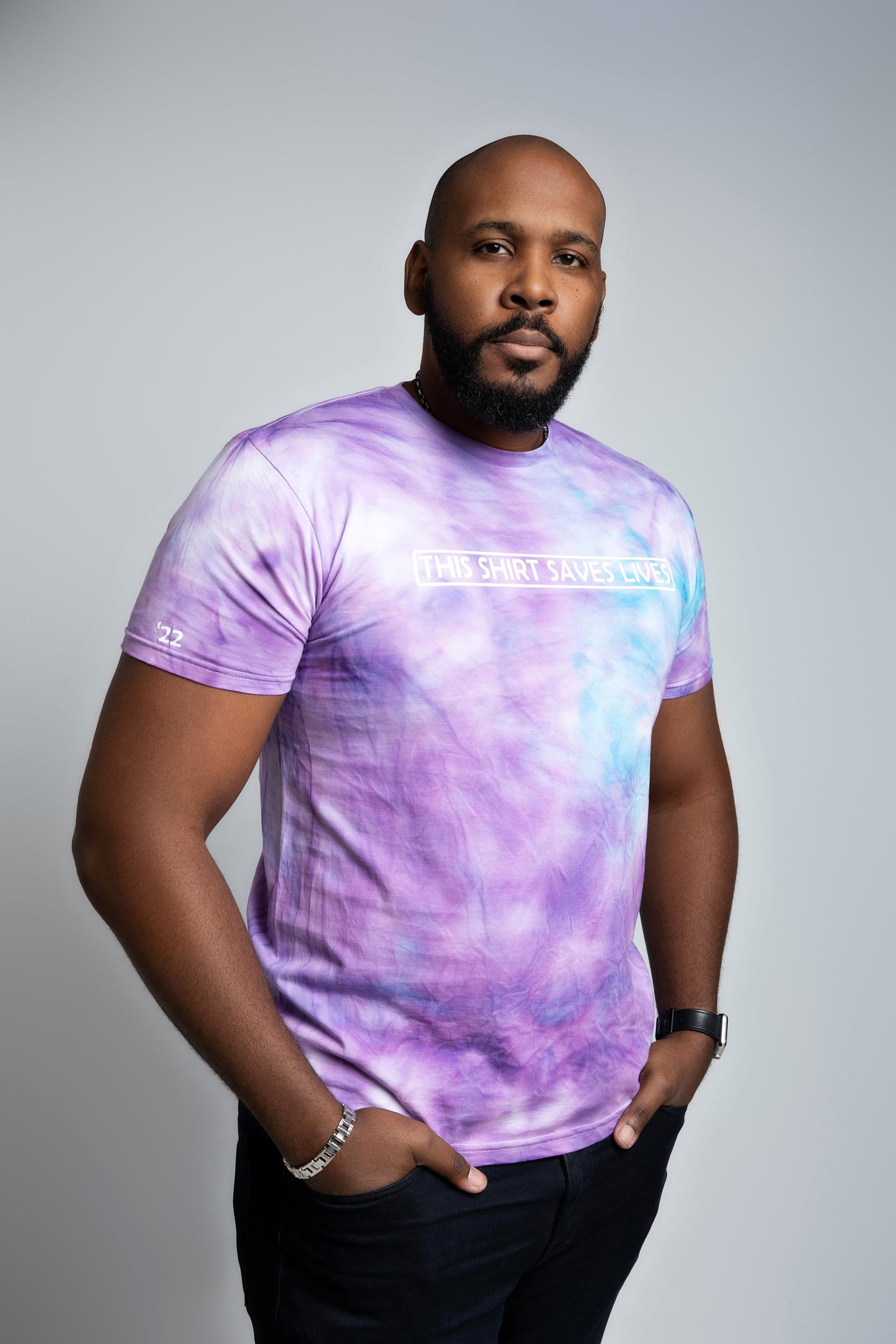 Custom Tie-Dye Suicide Awareness Tee - This Shirt Saves Lives