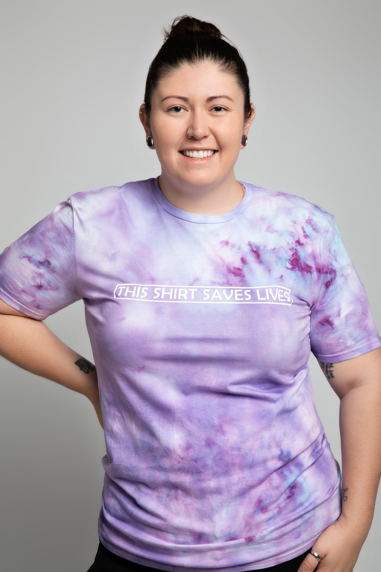 Custom Tie-Dye Suicide Awareness Tee - This Shirt Saves Lives