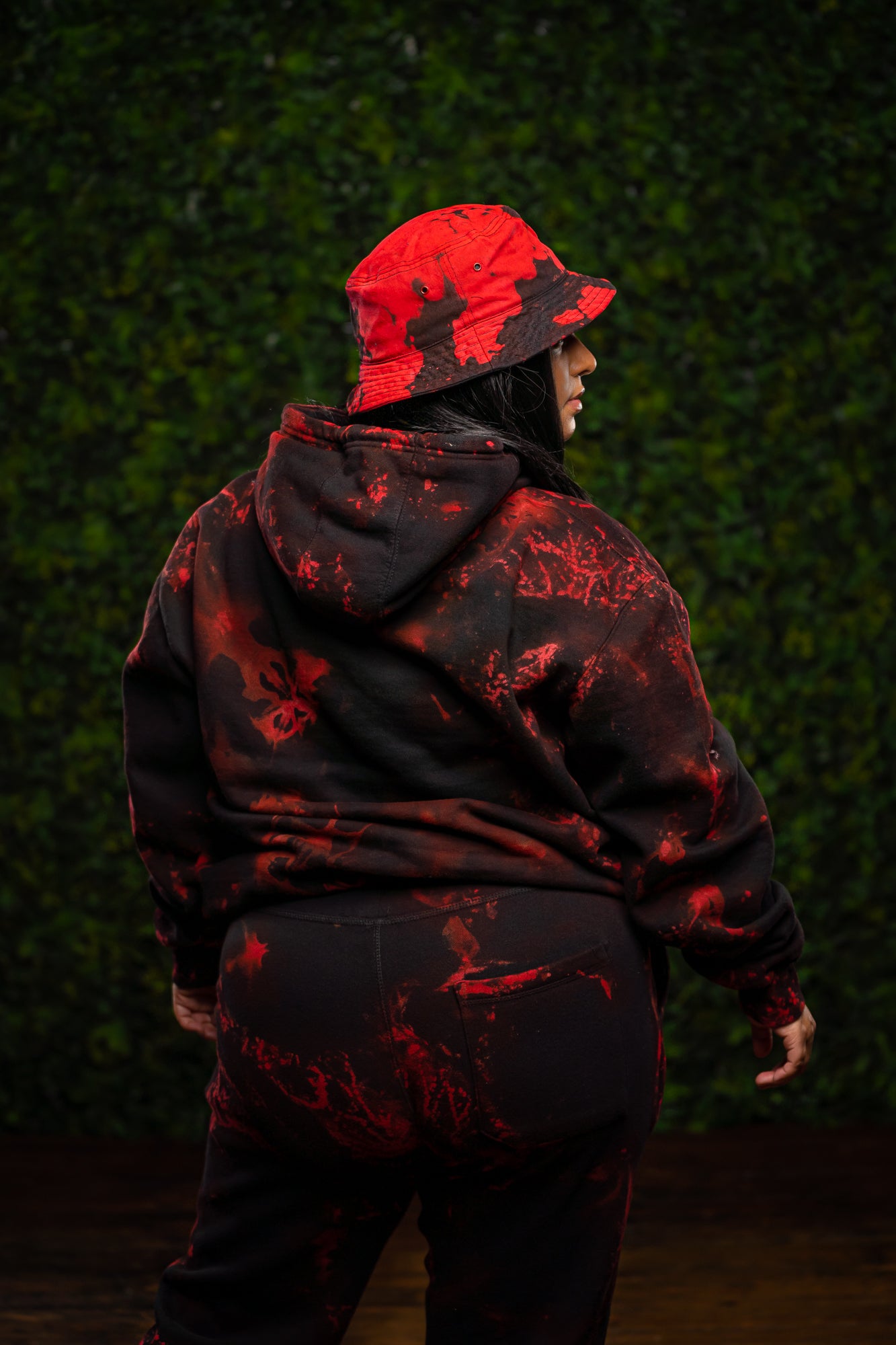 Vibrant Single Hoodie Red