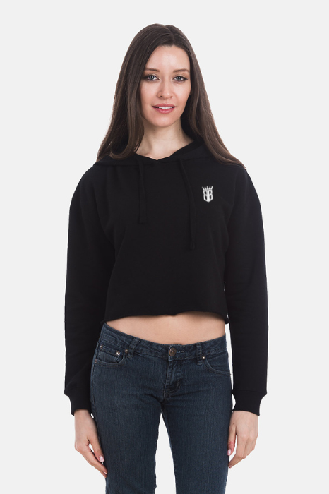 Long Crop Hoodies