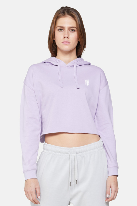 Long Crop Hoodies