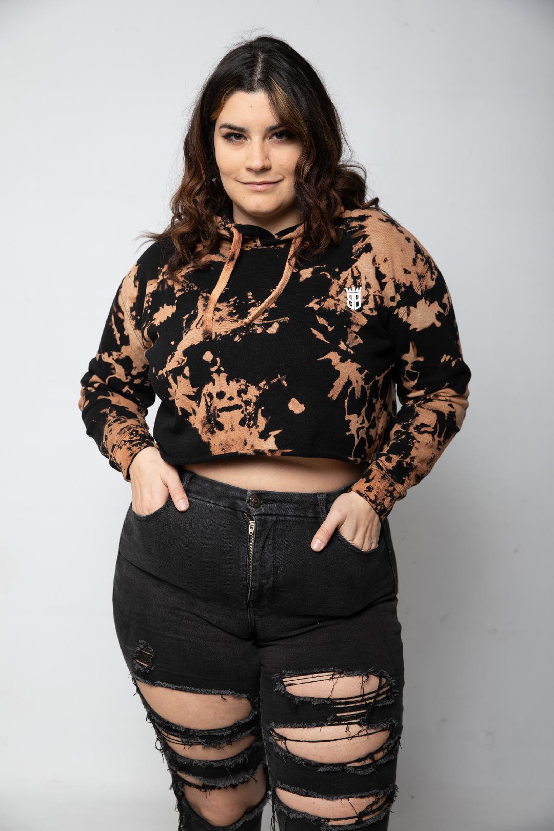 Long Crop Hoodies