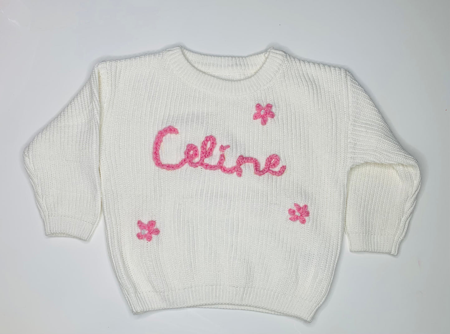 Custom knit sweater