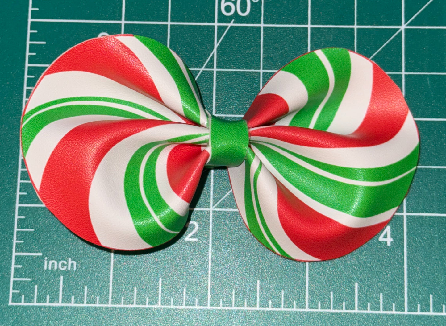 Faux Leather Christmas Bows