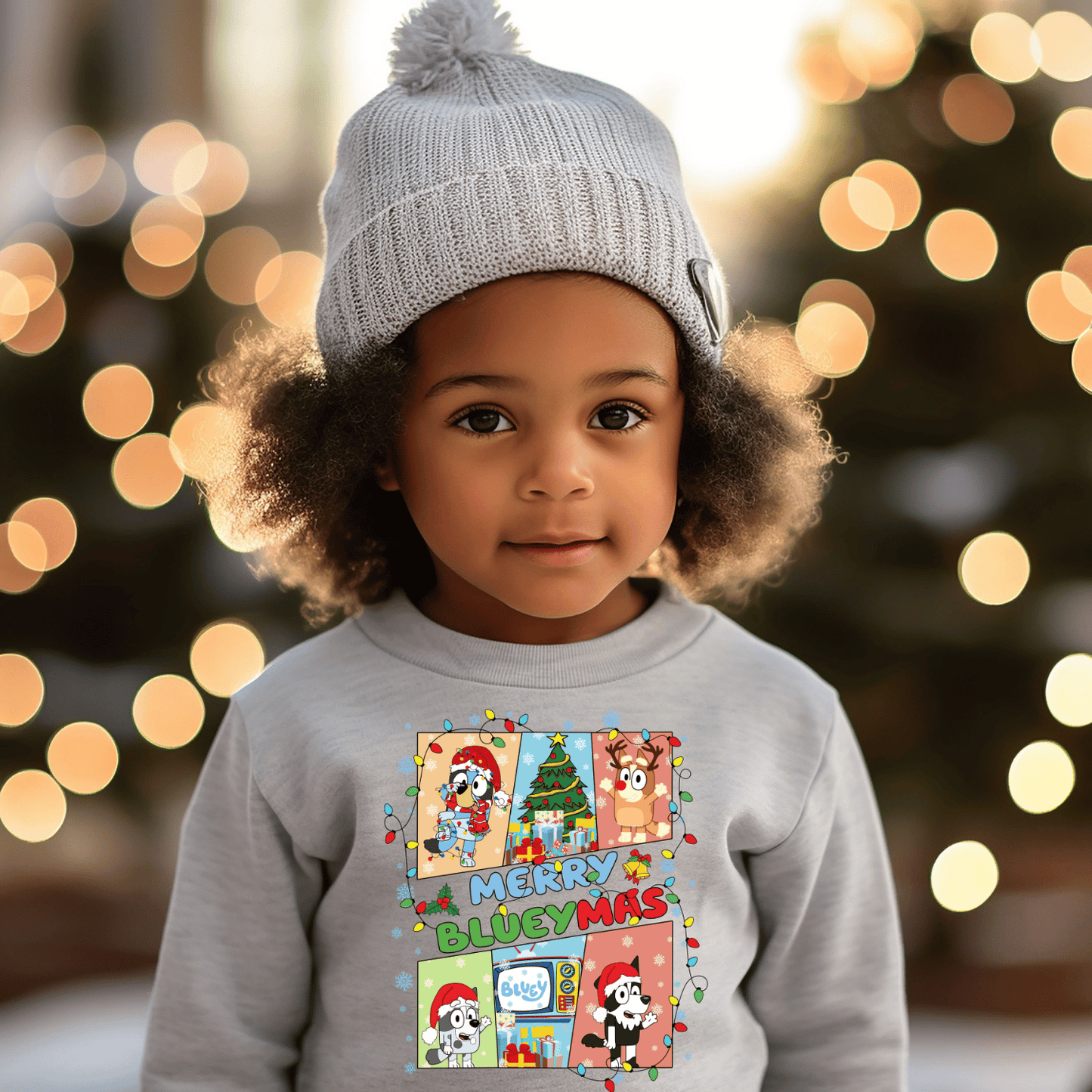 Merry Blueymas Toddler/Kid Sweatshirt