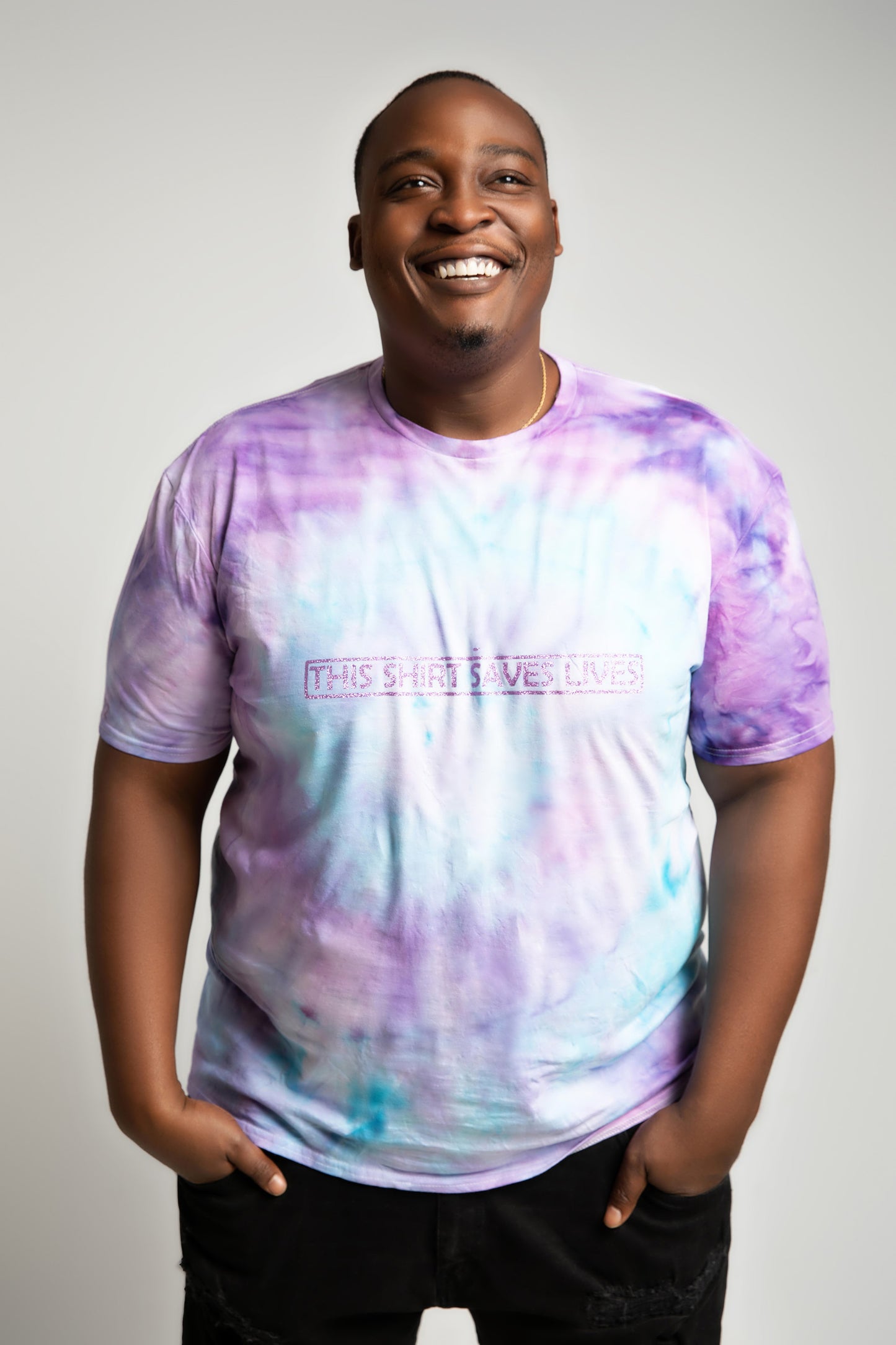 Custom Tie-Dye Suicide Awareness Tee - This Shirt Saves Lives