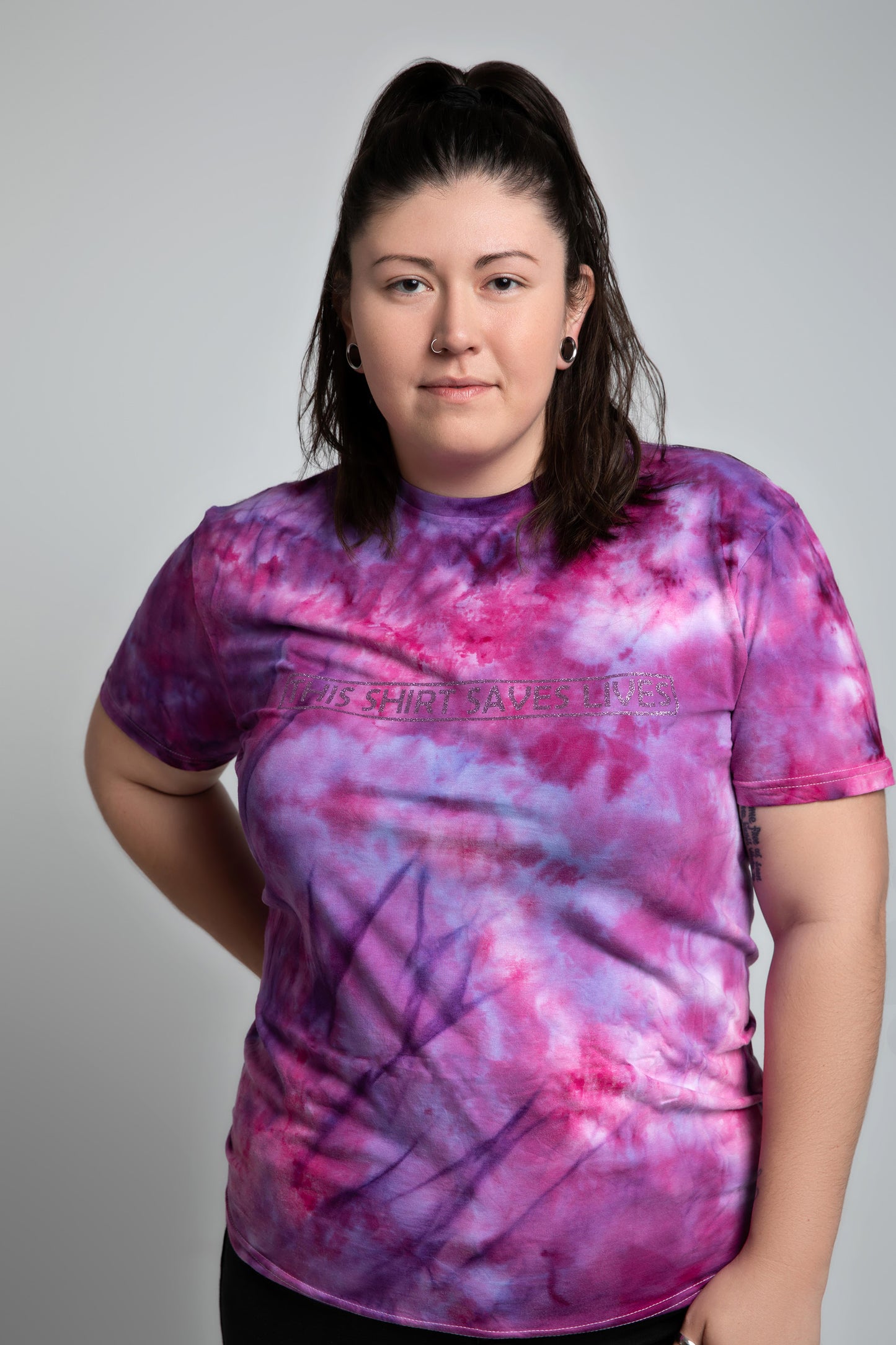 Custom Tie-Dye Suicide Awareness Tee - This Shirt Saves Lives